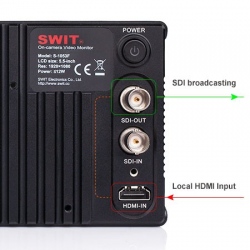 Swit S-1053F 5.5-inch FHD Waveform LCD Monitor